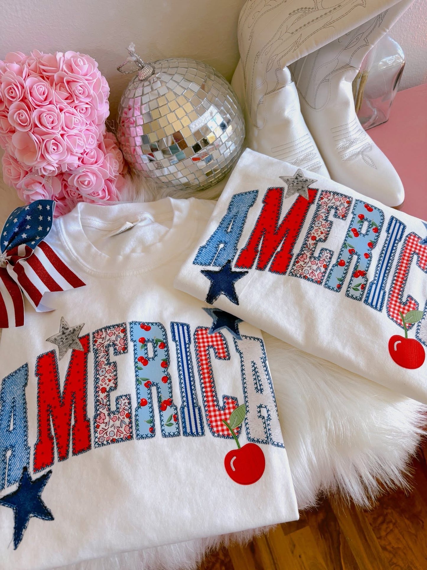 America Faux Appliqué