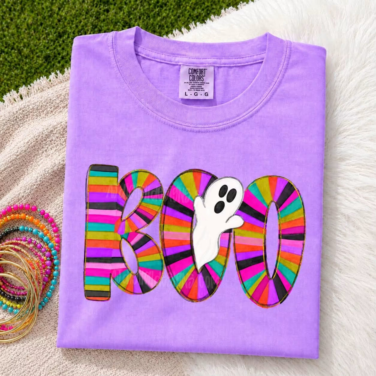 Striped Boo w/ Ghost! 👻