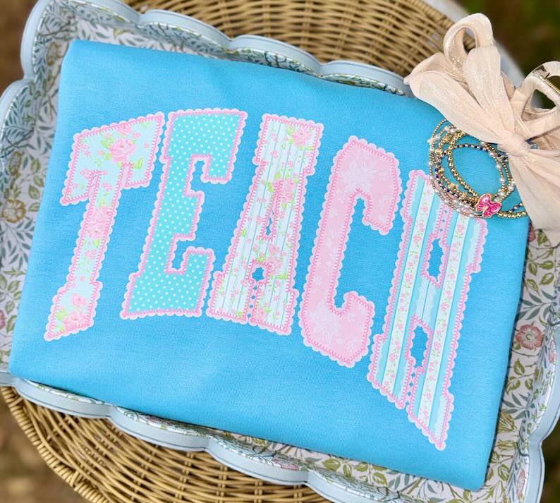 Teach Floral Pastels