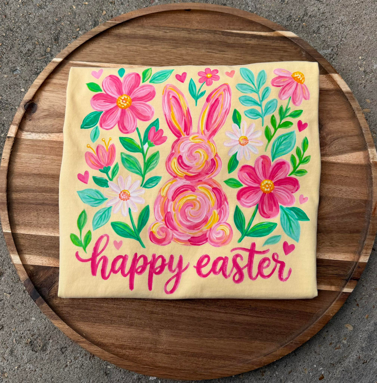 Happy Easter Bunny Floral