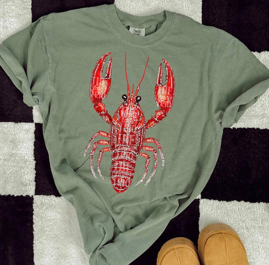 Crawfish Faux Rhinestone