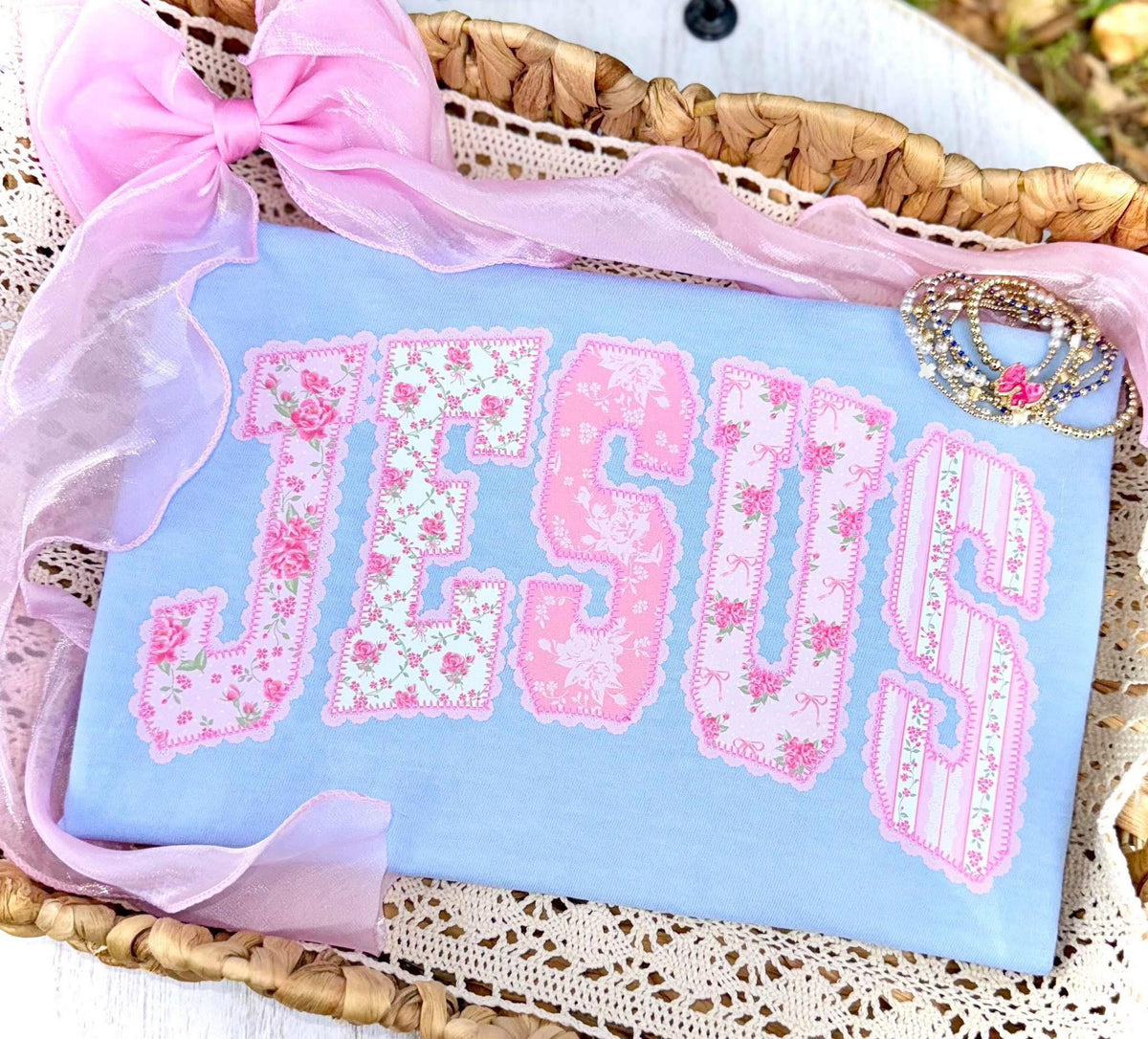 Jesus Pink Floral