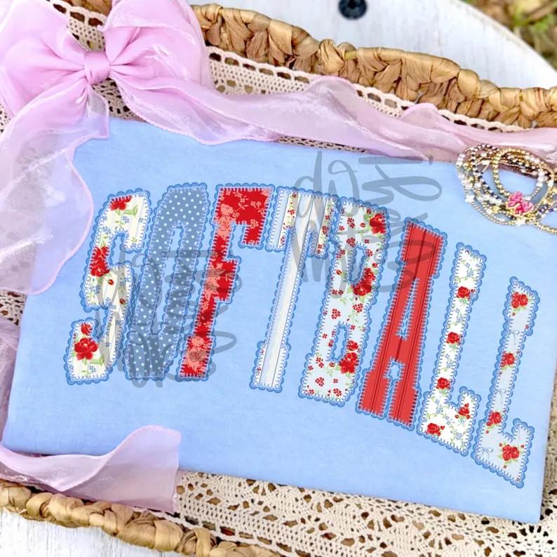 Softball Floral