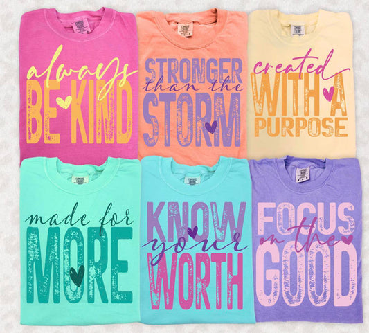 Inspirational Collage Tees