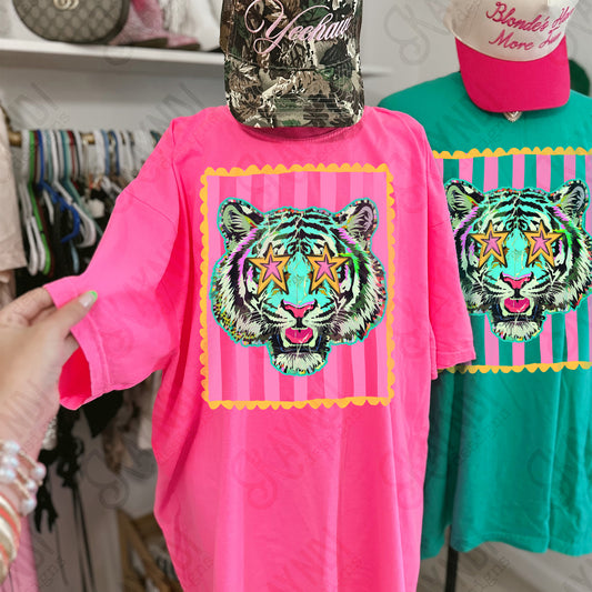 Neon Funky Mascot- Tiger