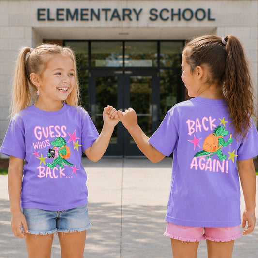 Alligator Guess Who's Back GIRL (Back to School) (Youth)