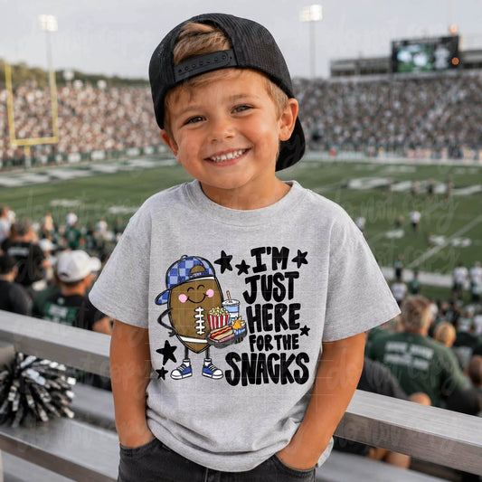 Here for the Snacks Football Boy (Youth)