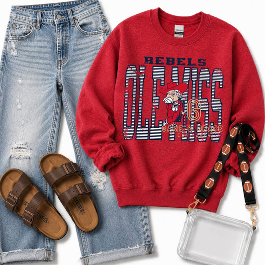 Ole Miss Rebels Striped Mascot