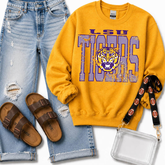 LSU Tigers Striped Mascot