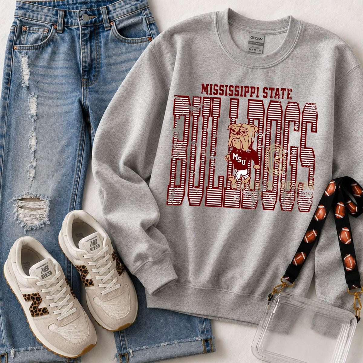 MSU Bulldogs Striped Mascot (Youth)