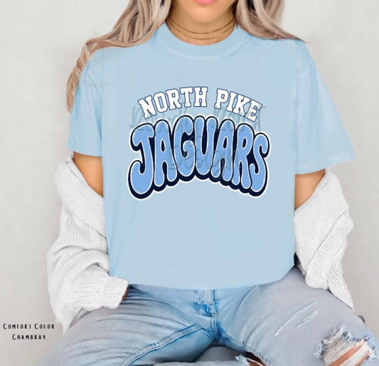 North Pike Jaguars Bubble Letters