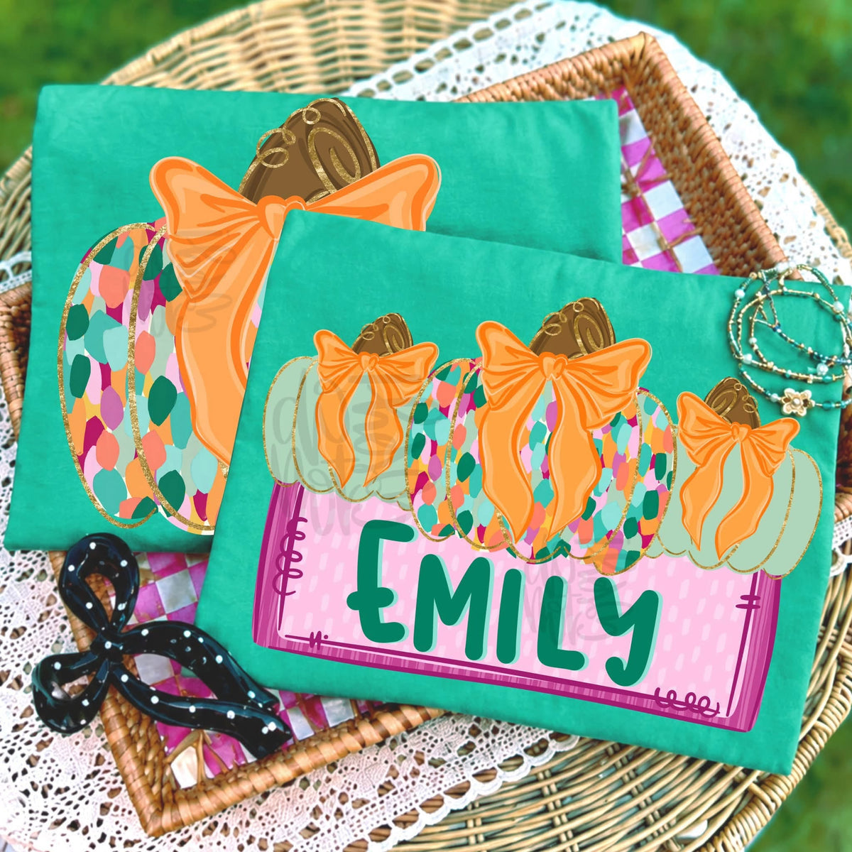 Colorful Pumpkin Name Plate (Youth)