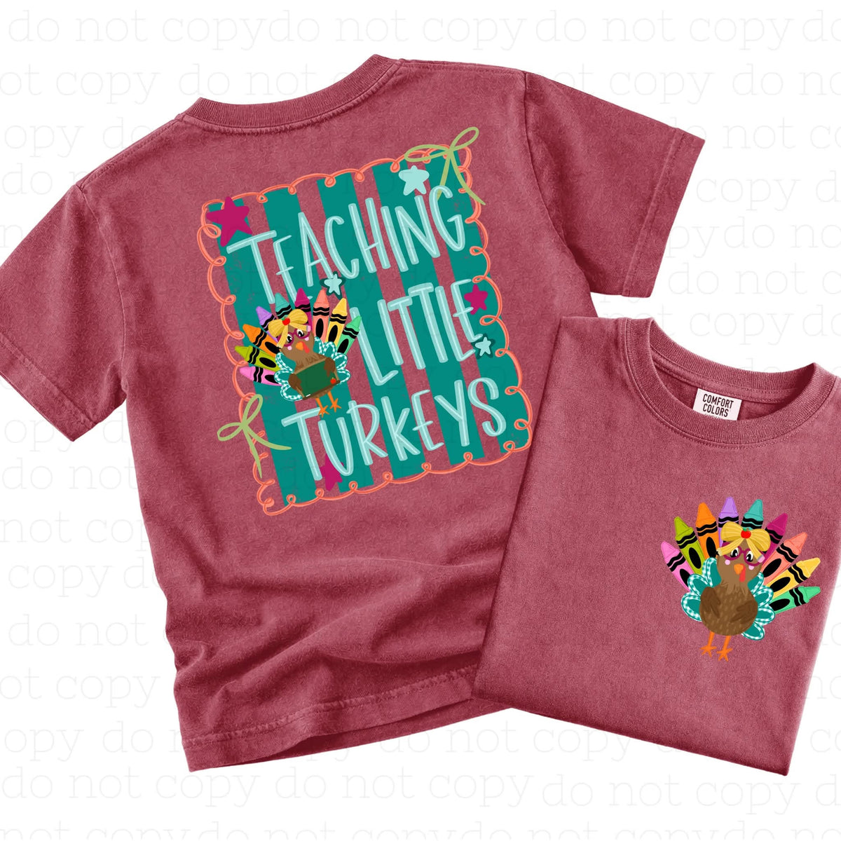 Teaching Little Turkeys (Front & Back)