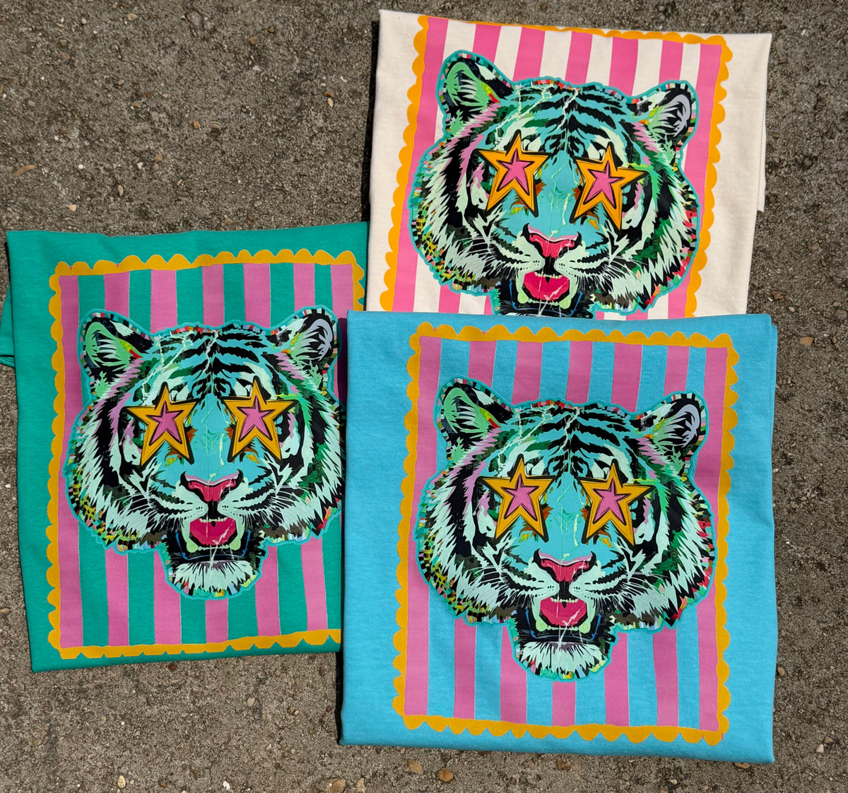 Neon Funky Mascot- Tiger