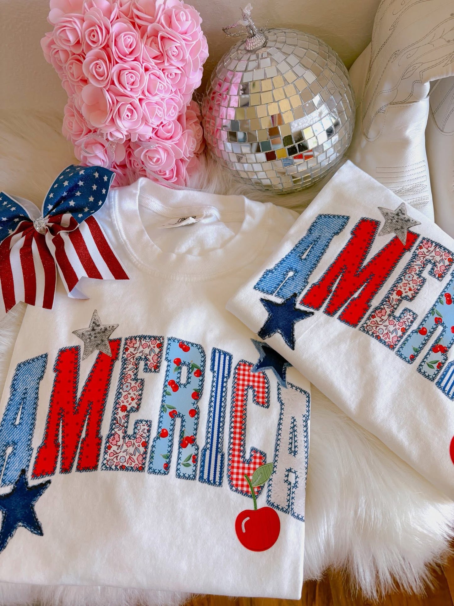 America Faux Appliqué