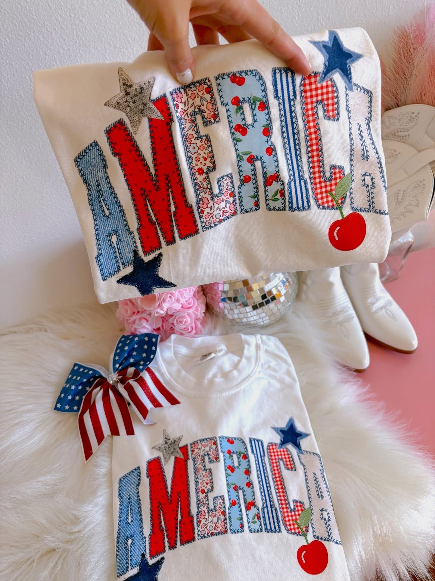 America Faux Appliqué