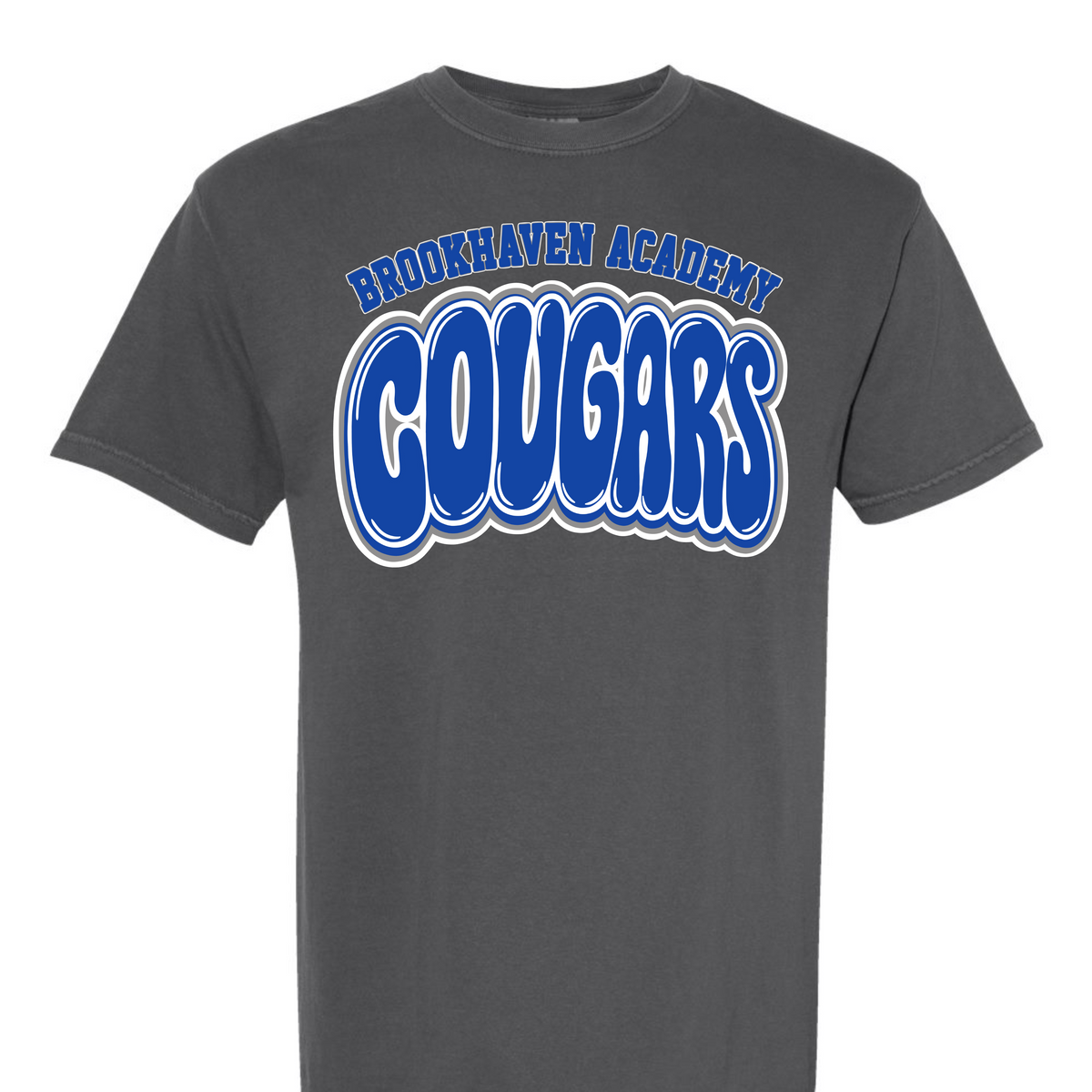Brookhaven Academy Cougars Bubble Letters (Youth)