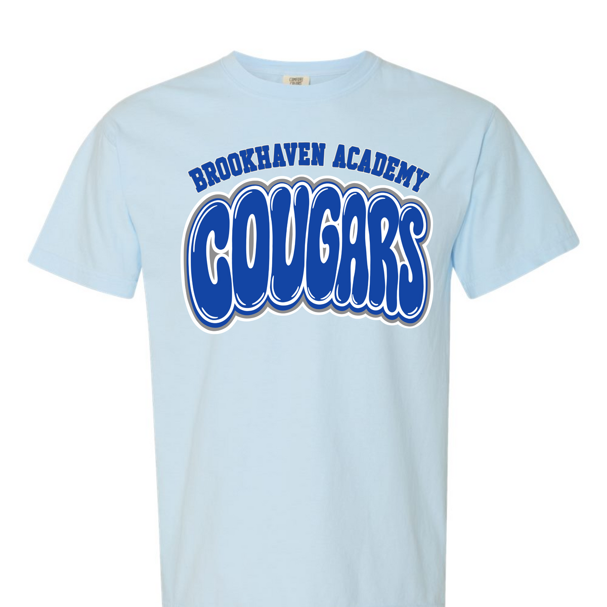Brookhaven Academy Cougars Bubble Letters (Youth)