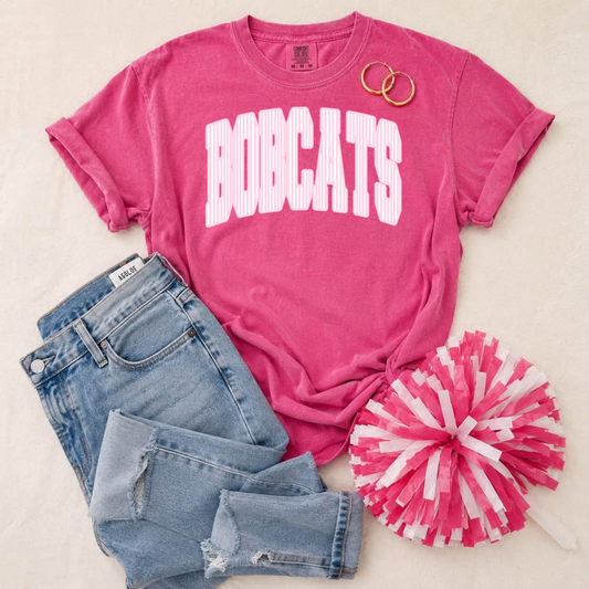 Bobcats Pink Seersucker