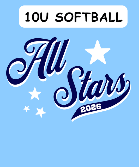 Pike County Allstars Softball 10U Front/Back Design