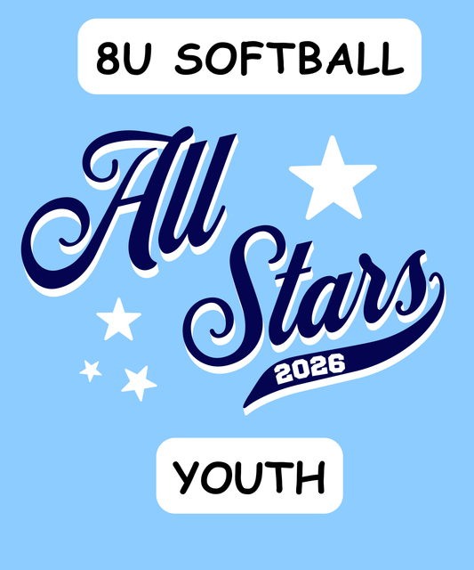 Pike County Allstars Softball 8U Front/Back (Youth)