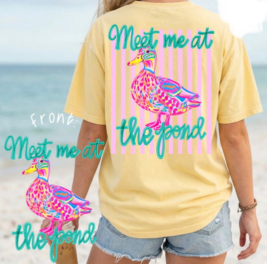 Meet Me At The Pond Duck