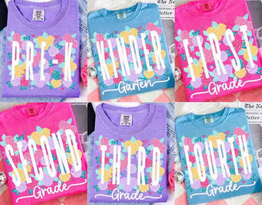 Neon Floral Grade Bundle