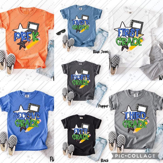 School Grades Bundle #1 BOYS (Youth)