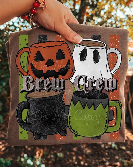 Brew Crew Halloween Coffee Mugs