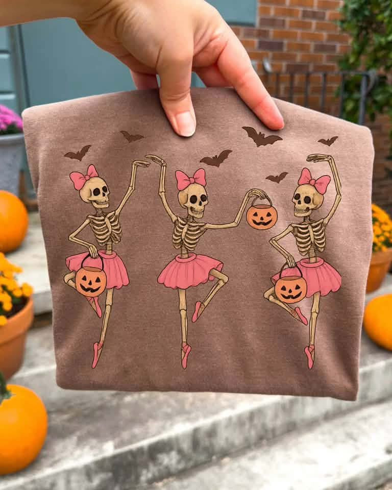Skeleton Ballerinas