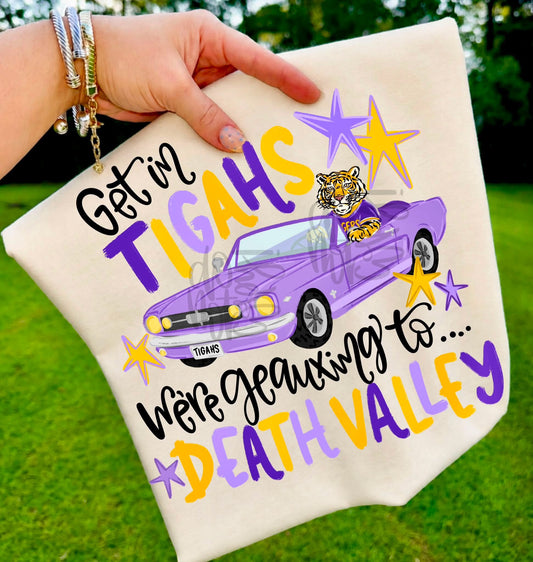 Get In Tigahs.. We’re Going to Death Valley 💜💛