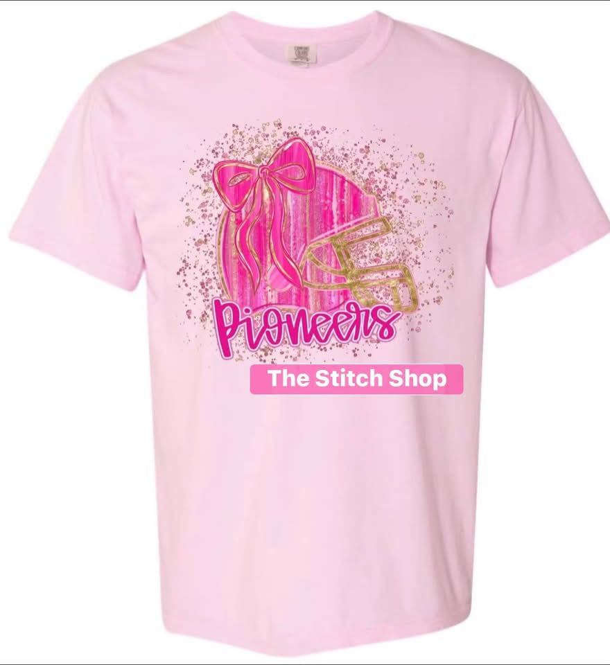 Pioneers Football Helmet Pink