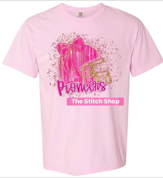 Pioneers Football Helmet Pink
